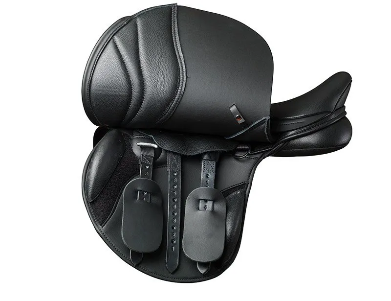 Thorowgood T8 Pony Jump Saddle Black-1