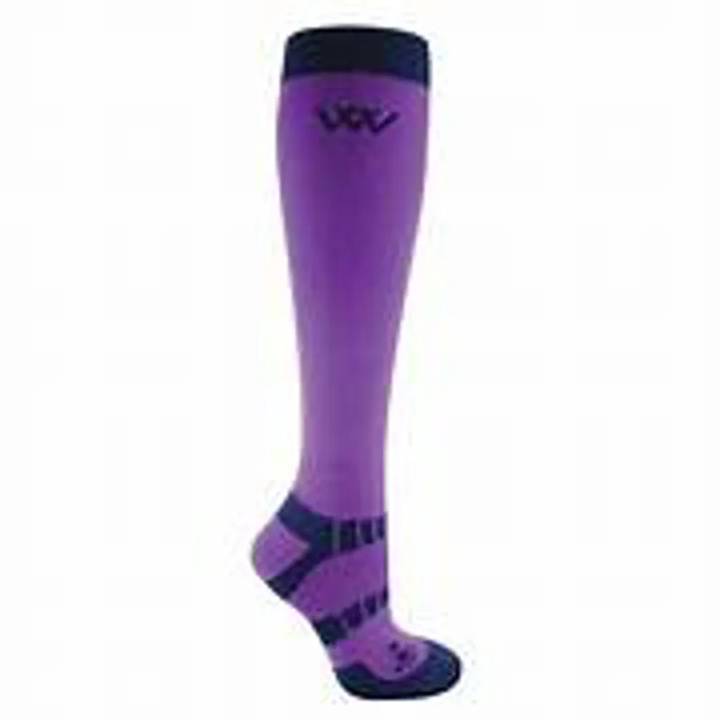 Woof Wear Winter Riding Socks Violet - Small