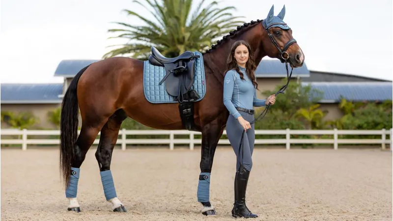 LeMieux Loire Classic Dressage Square - Ice Blue